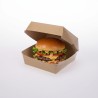 Porta hamburger cartoncino avana bio 16x15x9 cm | Crovegli