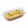 Vaschetta PET rettangolare porta torta 23x12 cm H 65 mm | Crovegli
