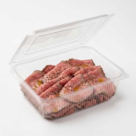 Vaschetta PET Parma 22x16,5 cm H 30 mm salumi carpacci | Crovegli