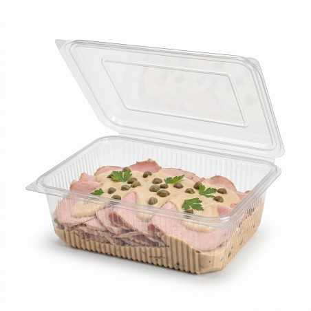 Vaschetta PET Parma 22x17 cm H 45 mm salumi carpacci | Crovegli