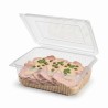 Vaschetta PET Parma 22x17 cm H 45 mm salumi carpacci | Crovegli