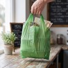 Shopper biodegradabile compostabile verde 30x60 cm 20 g trasporto merce | Crovegli