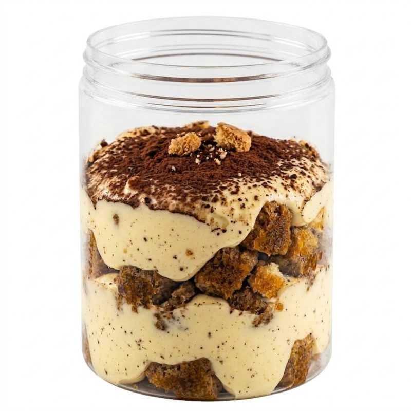 Vaso PET 1000 ml Ø 100 mm gelateria pasticceria biscotti | Crovegli