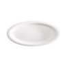 Piatto ovale polpa cellulosa bio PFAS free 26,3x19,9 cm | Crovegli