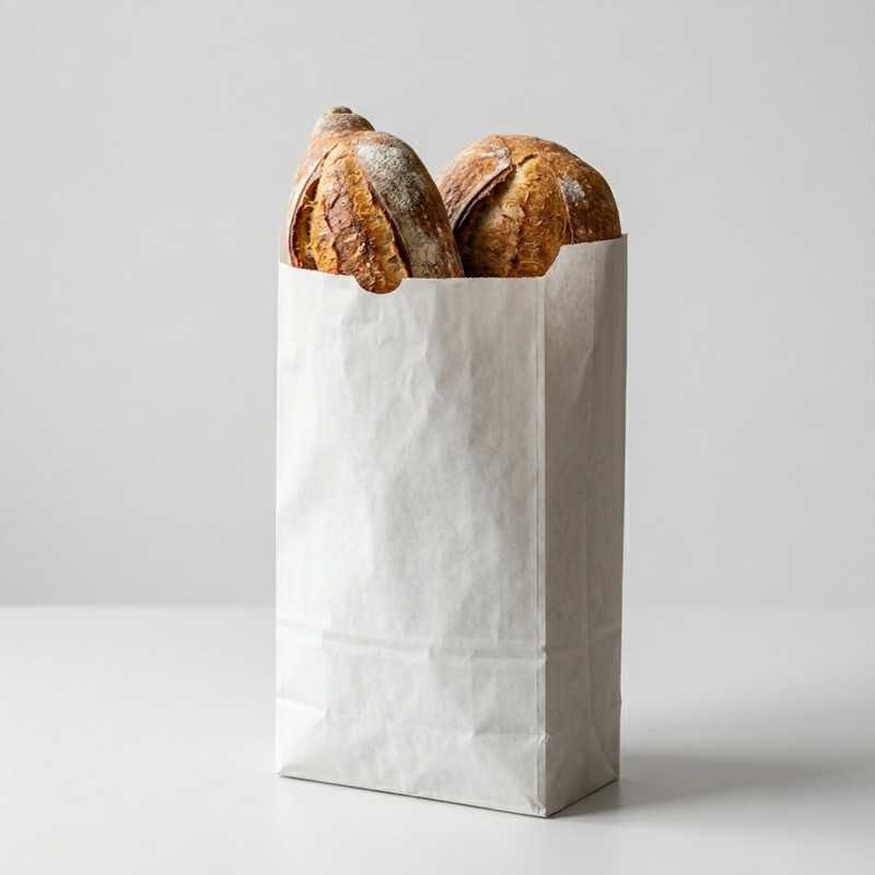 Sacchetto carta bianca 40 gr 27x56 cm | Crovegli