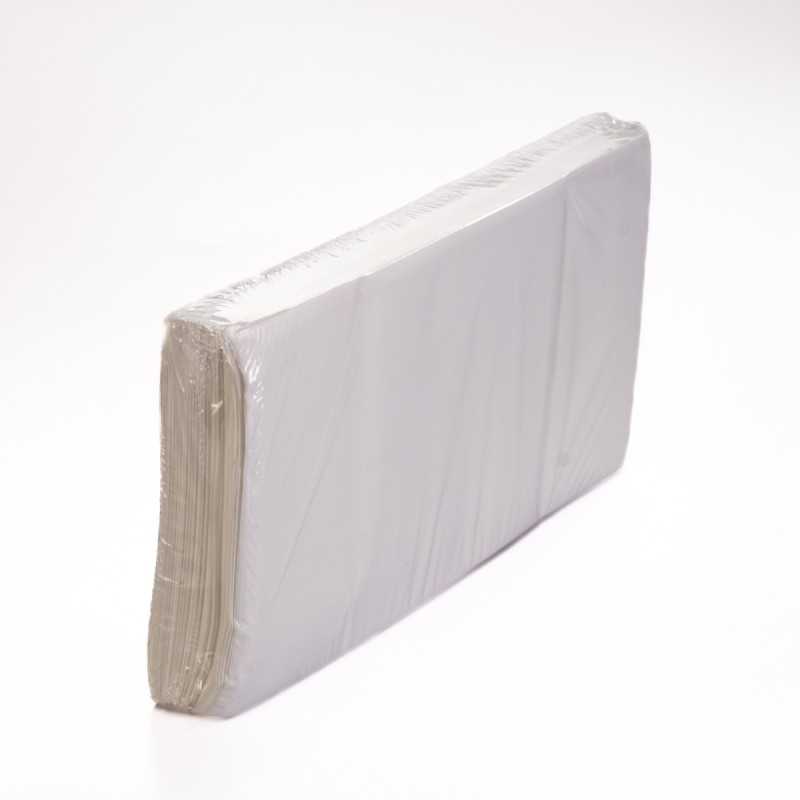 Tovaglia coprimacchia tissue 100x100 cm bianca | Crovegli