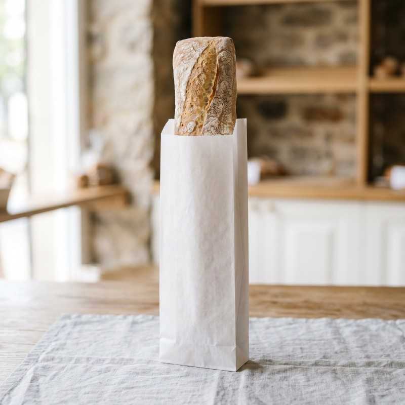 Sacchetto carta bianca 40 gr 15x60 cm | Crovegli