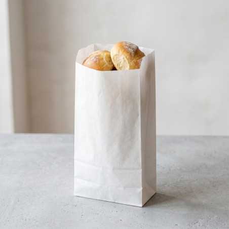 Sacchetto carta bianca 40 gr 15x34 cm | Crovegli