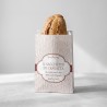 Sacchetto carta bianca stampa cravatta 22x44 cm | Crovegli