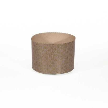 Forma panettone alto carta forno 1000 g Ø 17 cm H 12,5 cm | Crovegli