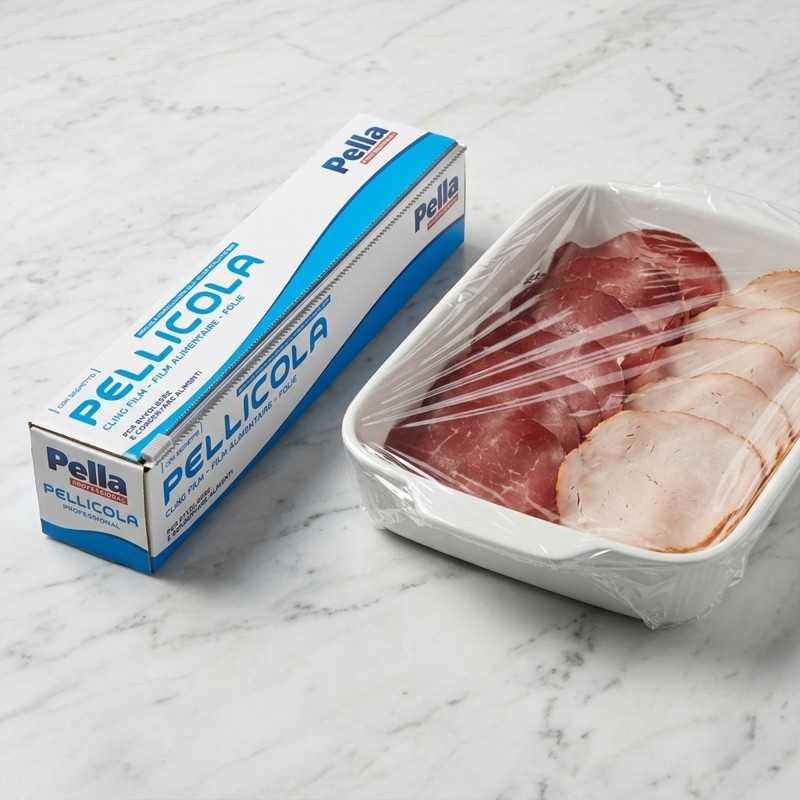 Pellicola alimenti Cuki h 45 cm x 300 m in box con taglierina | Crovegli