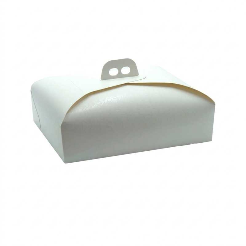 Scatola torta rettangolare bianco Vitrè 31x42x10 | Crovegli