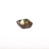 Pirottino quadrato Royal 1Q carta cottura marrone oro 35×35 mm | Crovegli