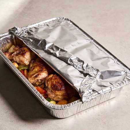 Rotolo alluminio alimentare h 33 cm x 200 m per alimenti | Crovegli