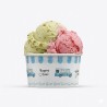 Coppetta gelato HappyVan azzurra 80 cc per gelato e yogurt soft | Crovegli