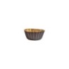 Pirottino ovale Royal N 3 carta cottura marrone oro 30×65 mm | Crovegli