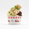 Coppetta gelato HappyVan rosa 120 cc per gelato e yogurt soft | Crovegli