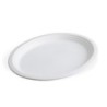 Piatto ovale pizza polpa cellulosa bio PFAS free 31,8x25,5 cm | Crovegli