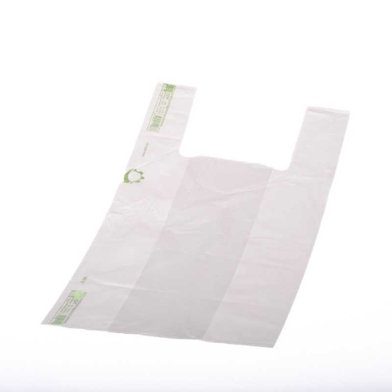 Shopper biodegradabile compostabile 30x60 cm 13 g trasporto merce | Crovegli