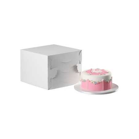 Scatola torta Magica bianca 31x31 cm 4 altezze | Crovegli