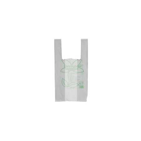 Shopper mini biodegradabile compostabile 22+6+6x38 cm 5 g trasporto merce | Crovegli