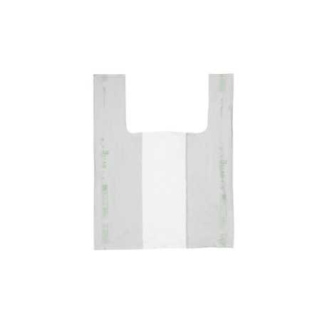 Shopper biodegradabile compostabile cestino 40+32x55 cm 18 g vassoio n.8 | Crovegli