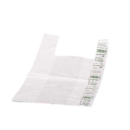 Shopper LDPE riutilizzabile manico canottiera 40+20x70 cm 70 g | Crovegli