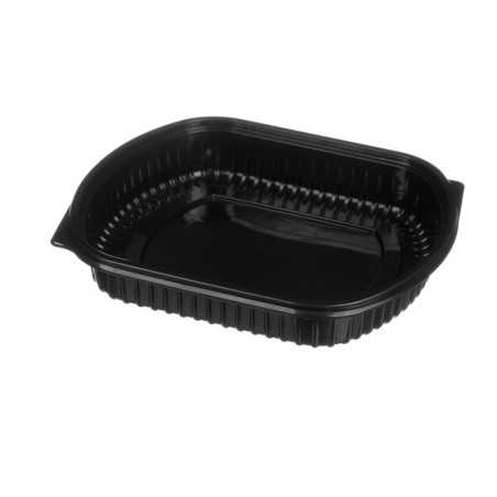 Vaschetta Caterbox PP nero 1 scomparto microonde | Crovegli