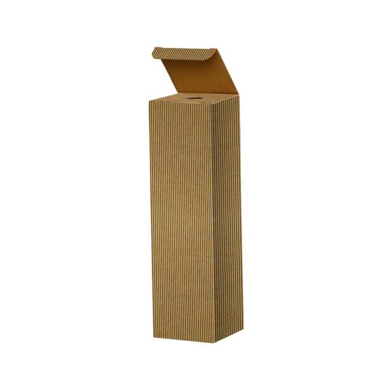 Scatola bottiglia Magnum cartone onda scoperta avana 39,5x10,5 cm | Crovegli