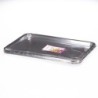 Vassoio ovale PET argento 55x30 cm | Crovegli