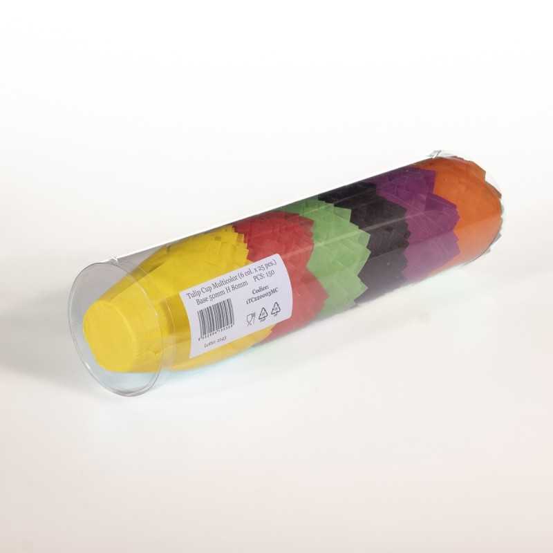 Forma cottura Tulicase 6 colori Ø 50 mm H 80 mm forno | Crovegli