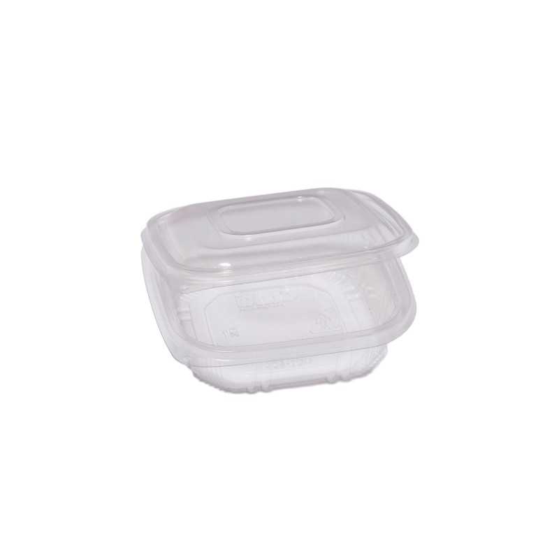Contenitore PP 500cc piatto 15,5x15,5 cm H 3,7 cm microonde | Crovegli