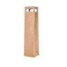 Portabottiglie carta avana manico a fagiolo 11x9x42 | Crovegli