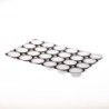 Forma muffin cartoncino bianco 4 once Ø 8 cm H 36 mm forno | Crovegli