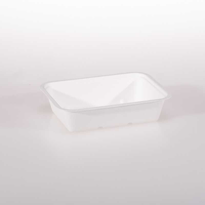 Vaschetta cellulosa 14x19,2 cm h4,5 cm 750 ml microonde | Crovegli