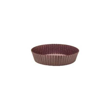 Pirottini rotondi N9A carta antiaderente marroni Ø70 H25 mm | Crovegli