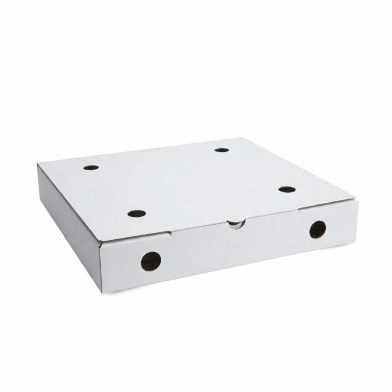 Scatola pizza cartone bianco 30x30 H5 cm | Crovegli