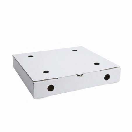 Scatola pizza cartone bianco 30x30 H5 cm | Crovegli