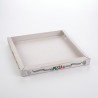 Scatola cubo pizza cartone bianco 36x36 cm | Crovegli