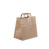 Borsa avana manico piatto base larga 26+18x26 cm | Crovegli