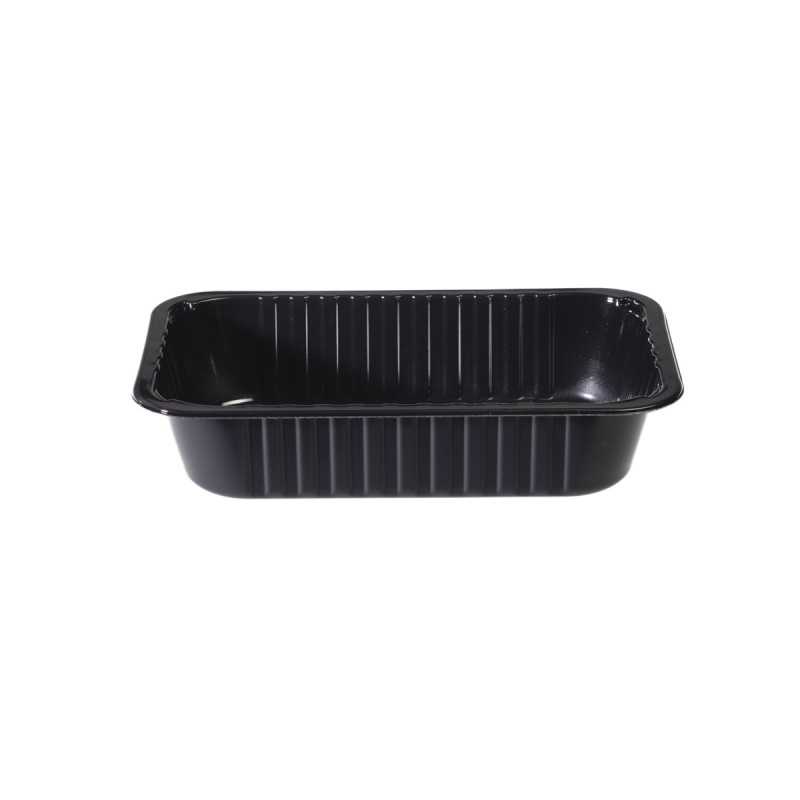 Vaschetta CPET nero 231x146 H49 1125ml forno microonde | Crovegli