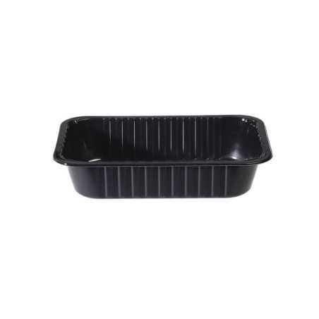 Vaschetta CPET nero 231x146 H49 1125ml forno microonde | Crovegli