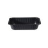 Vaschetta CPET nero 231x146 H49 1125ml forno microonde | Crovegli
