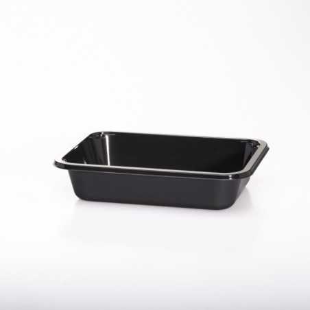 Vaschetta CPET nero 187x137 H40 680ml forno microonde | Crovegli