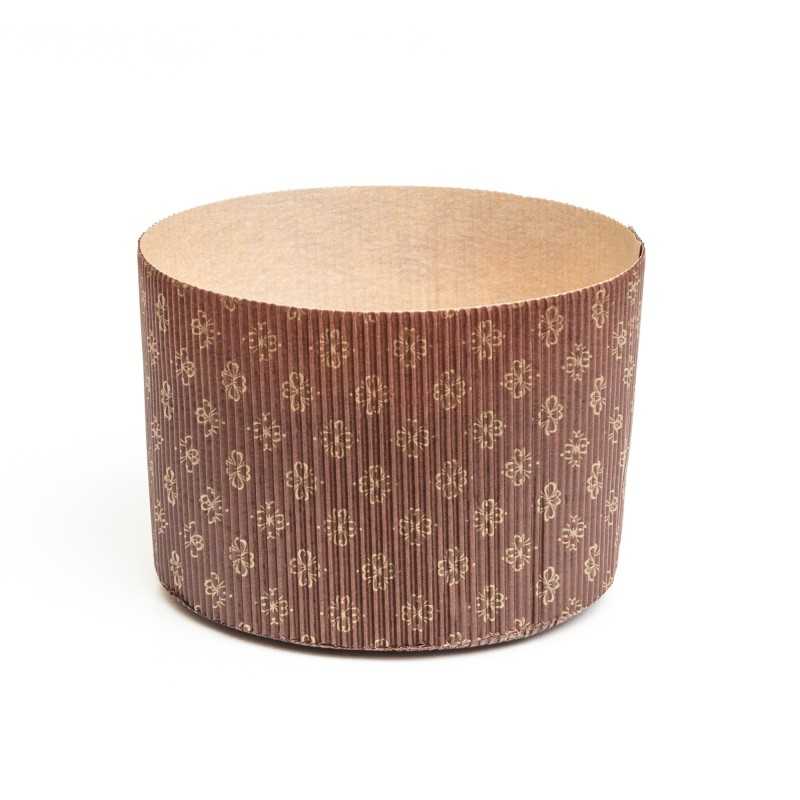 Forma panettone alto Elite cartoncino ondulato 750 g | Crovegli
