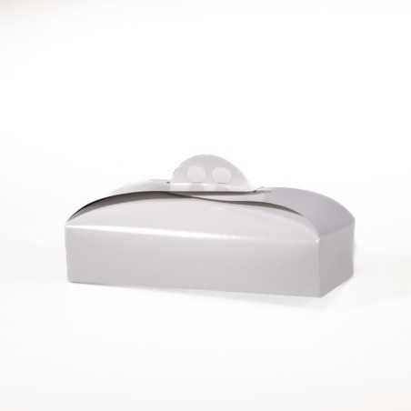 Scatola torta rettangolare bianco Vitrè 15x27x7 | Crovegli