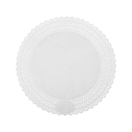 Pizzo centrino rotondo cellulosa bianca Ø 18 cm sottotorta | Crovegli
