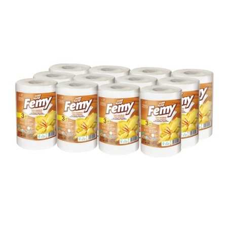Asciugatutto goffrato Paper Wall Femy 3 veli | Crovegli