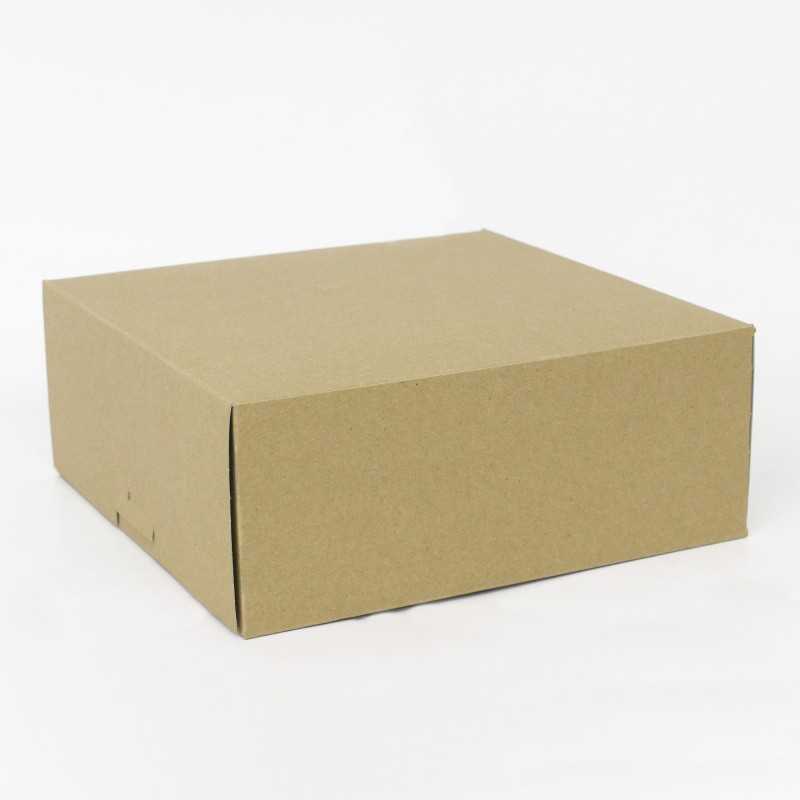 Scatola torta Dama Ecolife avana 25x25x10 | Crovegli