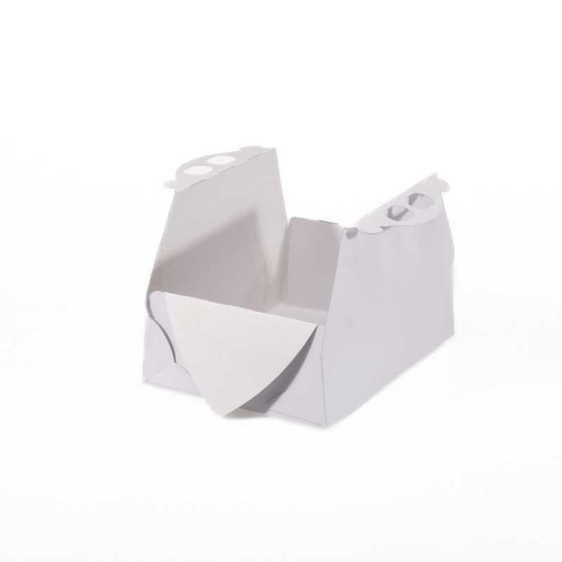 Portapaste bianco Vitrè 13x19,5x6,5 cm | Crovegli
